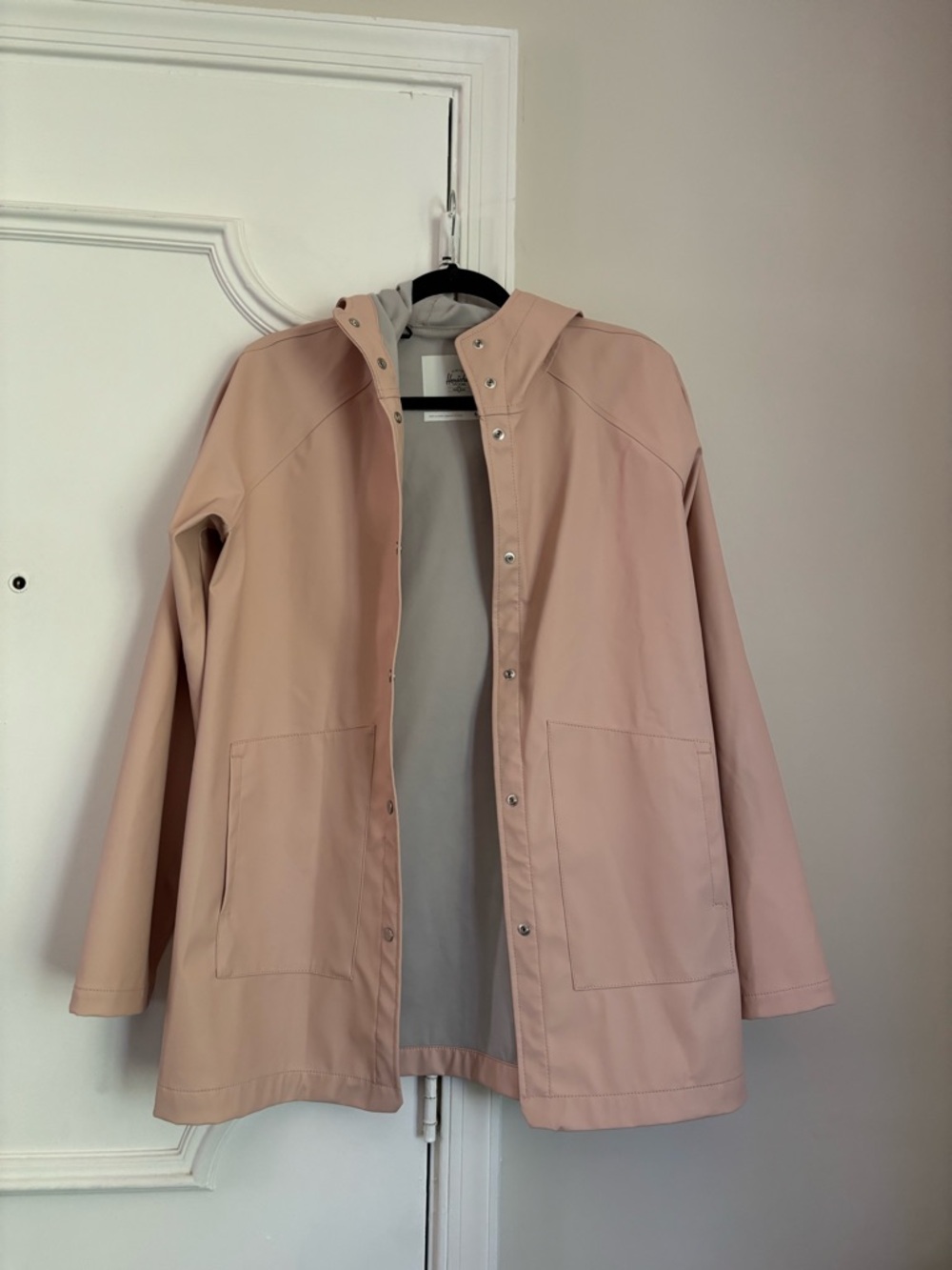 Herschel Supply Company Blush Pink Hooded Trench Coat